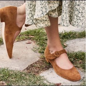 Doen Sailor Heels in Cognac